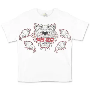 Kenzo Kids Year Of The Ox Tiger Printed T-Shirt