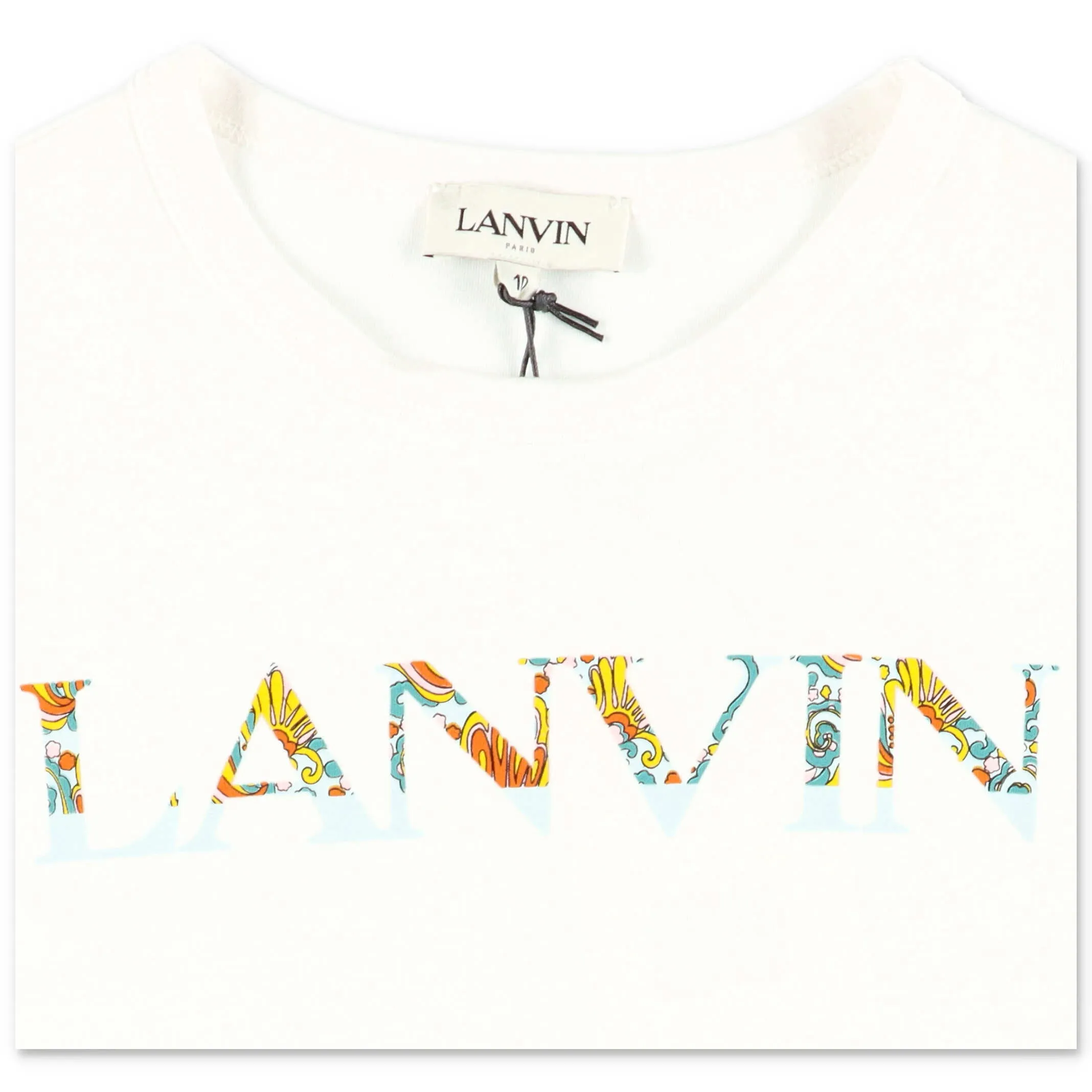Lanvin Enfant Logo Print Crewneck T-Shirt