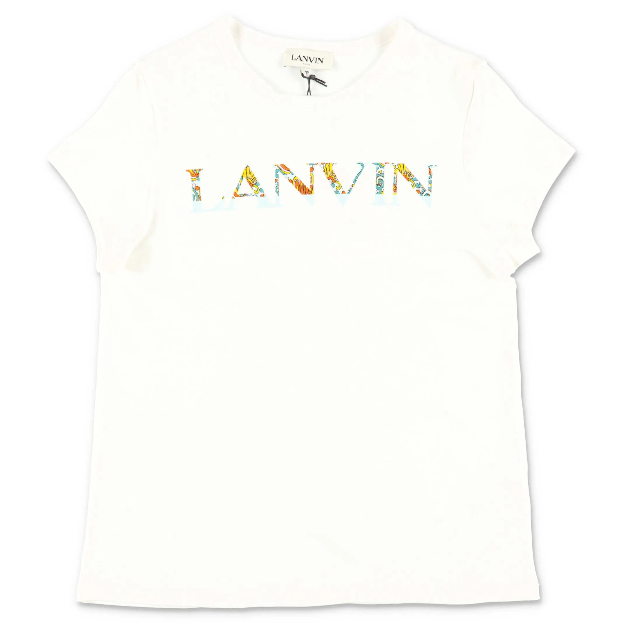 Lanvin Enfant Logo Print Crewneck T-Shirt