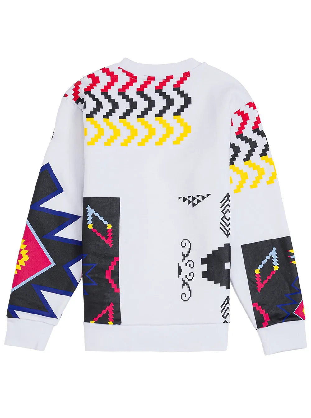 Marcelo Burlon County Of Milan Kids Patchwork Print Sweatshirt