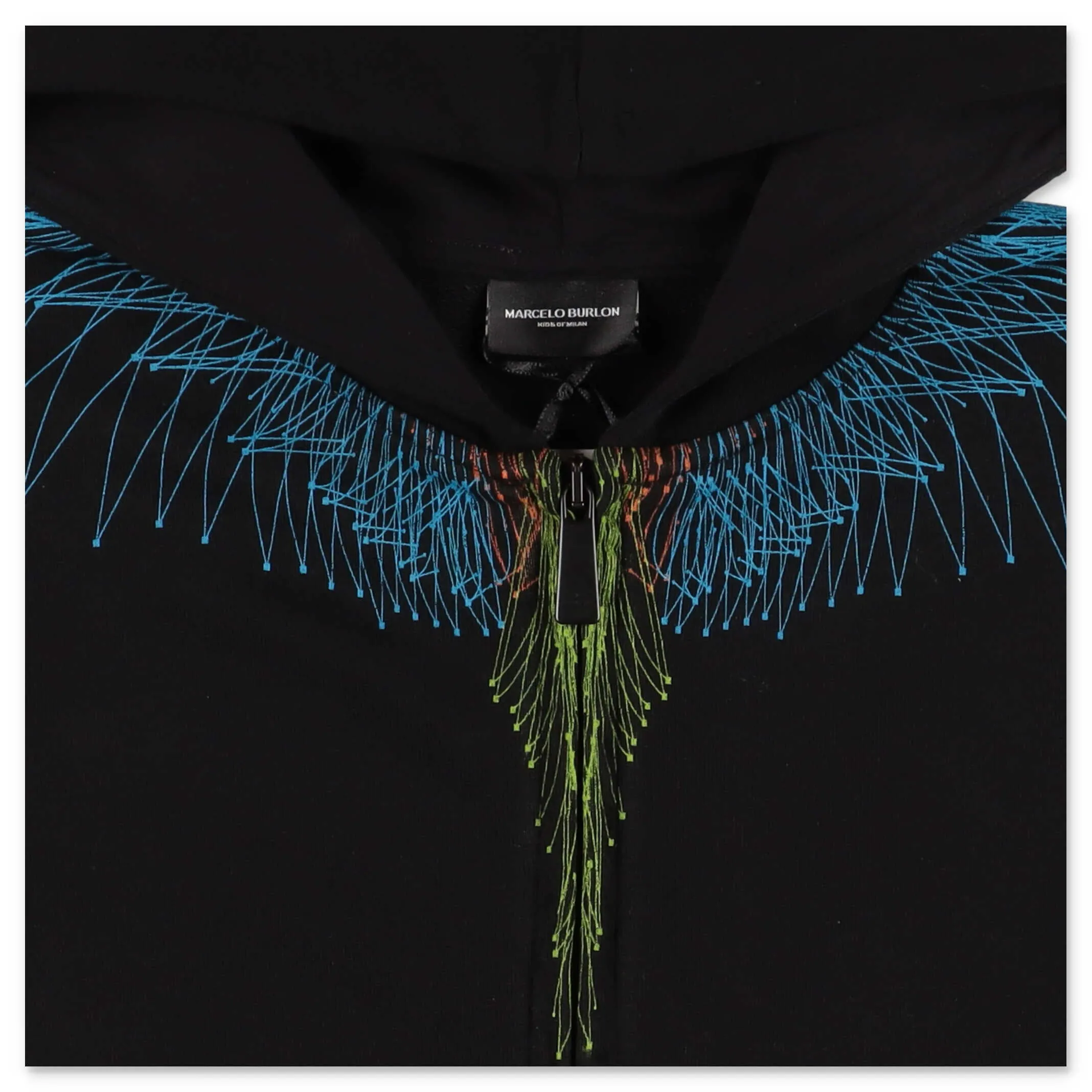 Marcelo Burlon County Of Milan Kids Wings Printed Hoodie