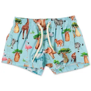 Mc2 Saint Barth Kids Graphic Printed Swim Shorts