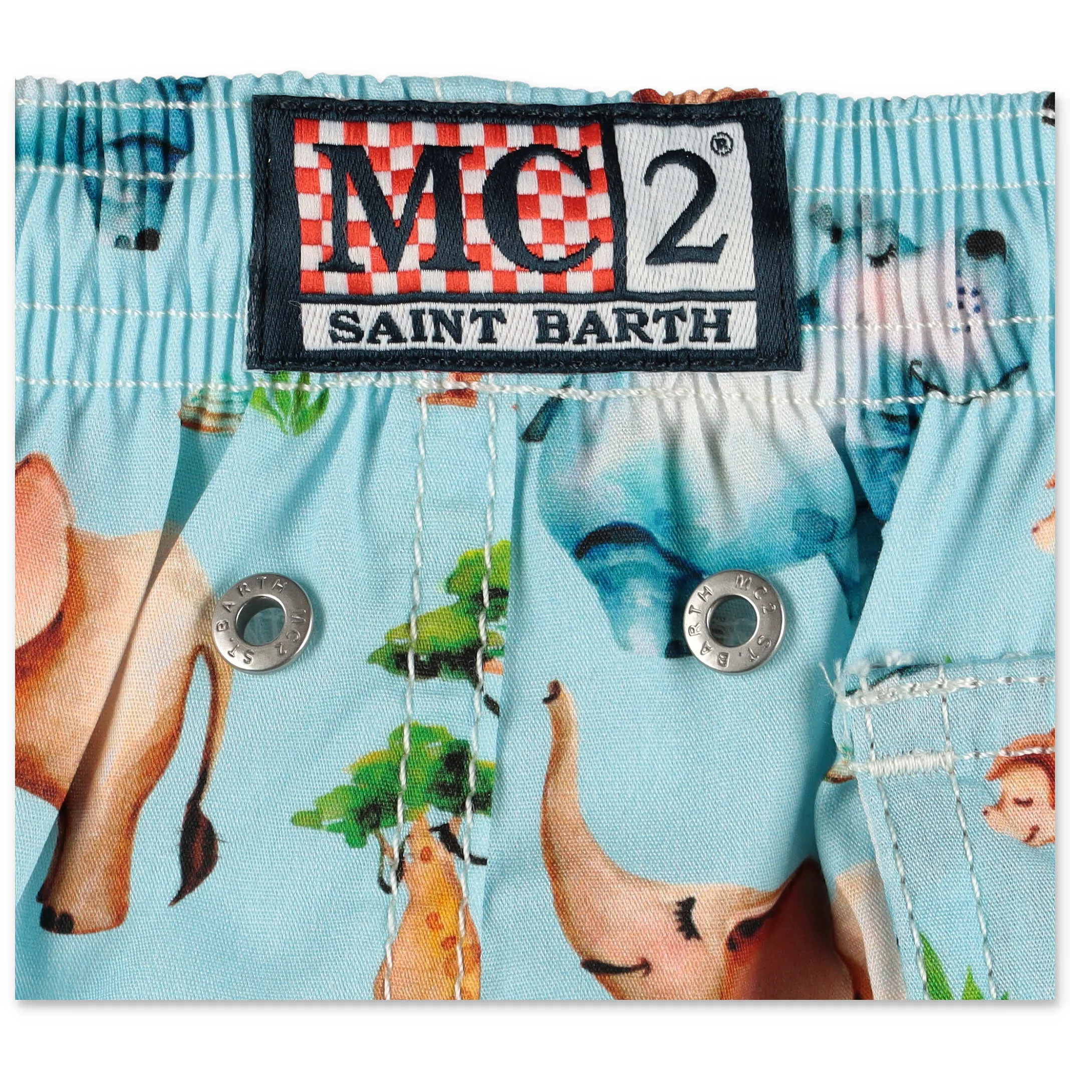 Mc2 Saint Barth Kids Graphic Printed Swim Shorts