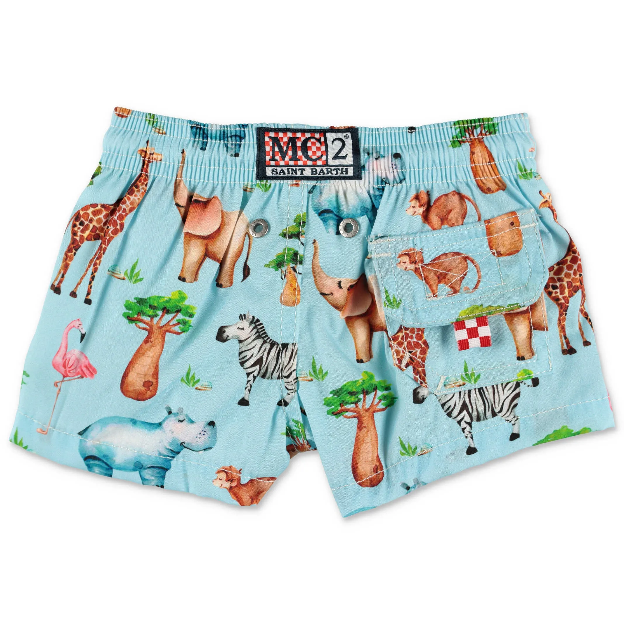 Mc2 Saint Barth Kids Graphic Printed Swim Shorts