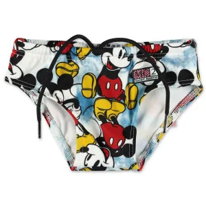 Mc2 Saint Barth Kids Mickey Mouse Printed Swim Briefs