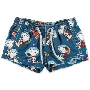 Mc2 Saint Barth Kids Snoopy Printed Swim Shorts