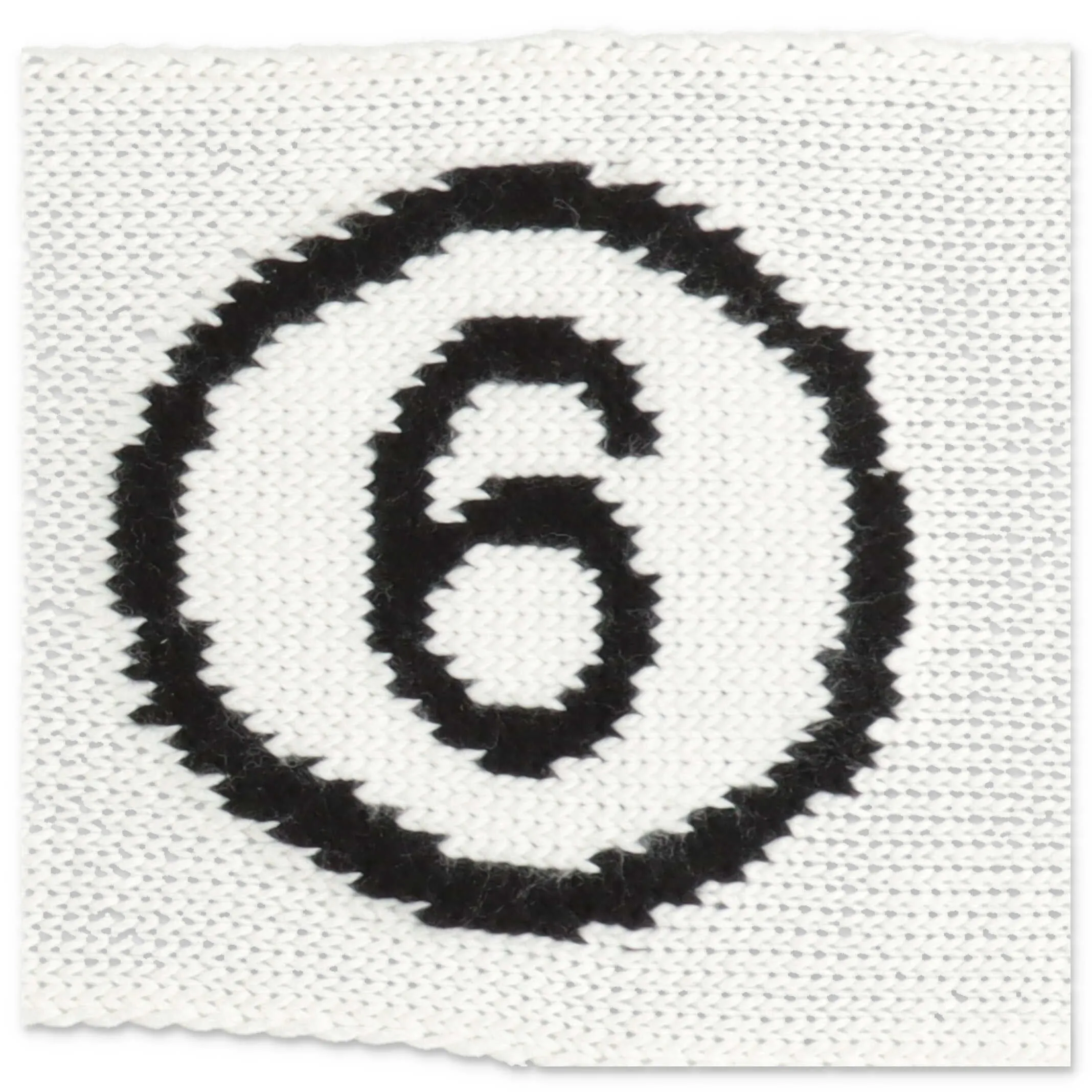 MM6 Maison Margiela Kids Logo Intarsia Knit Scarf