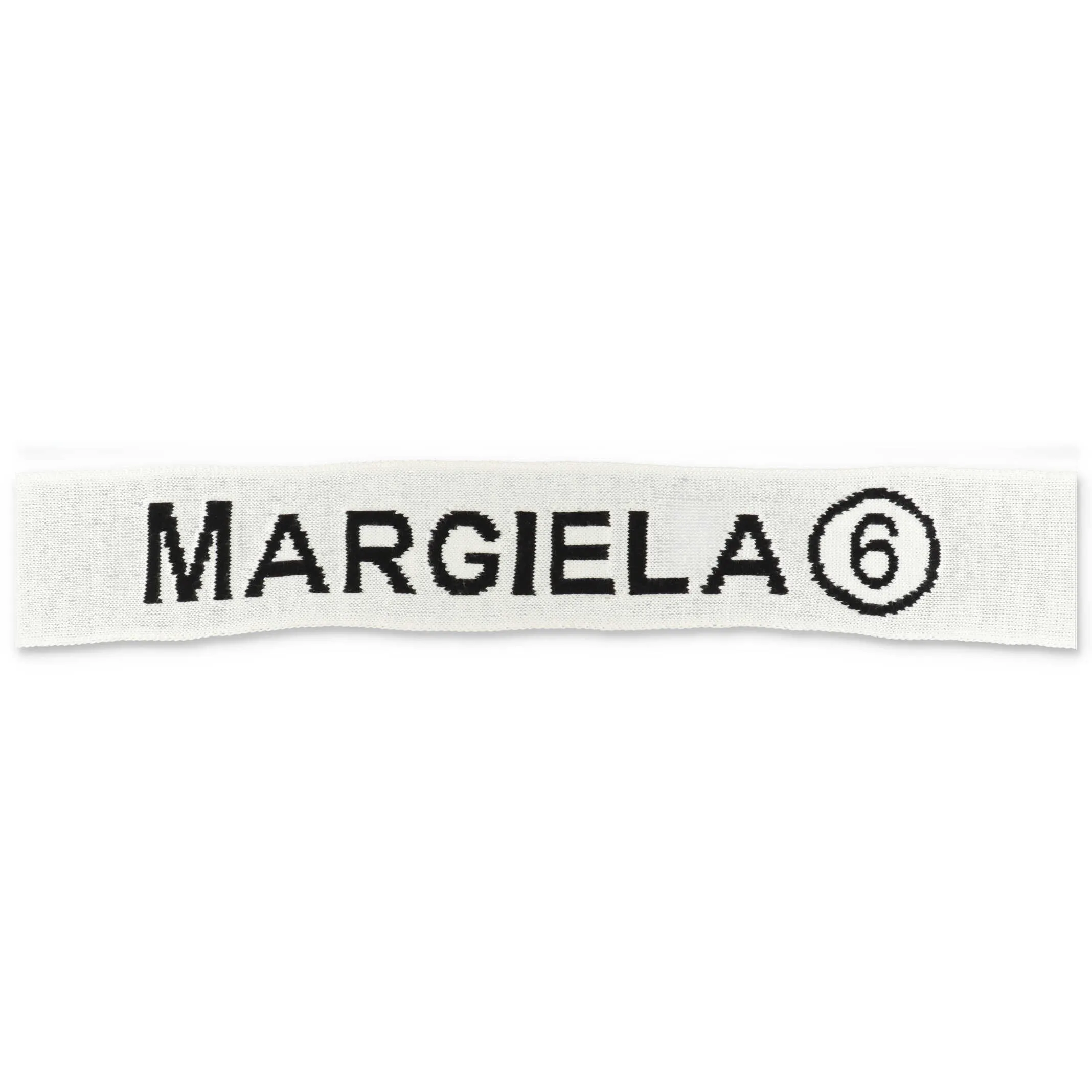 MM6 Maison Margiela Kids Logo Intarsia Knit Scarf