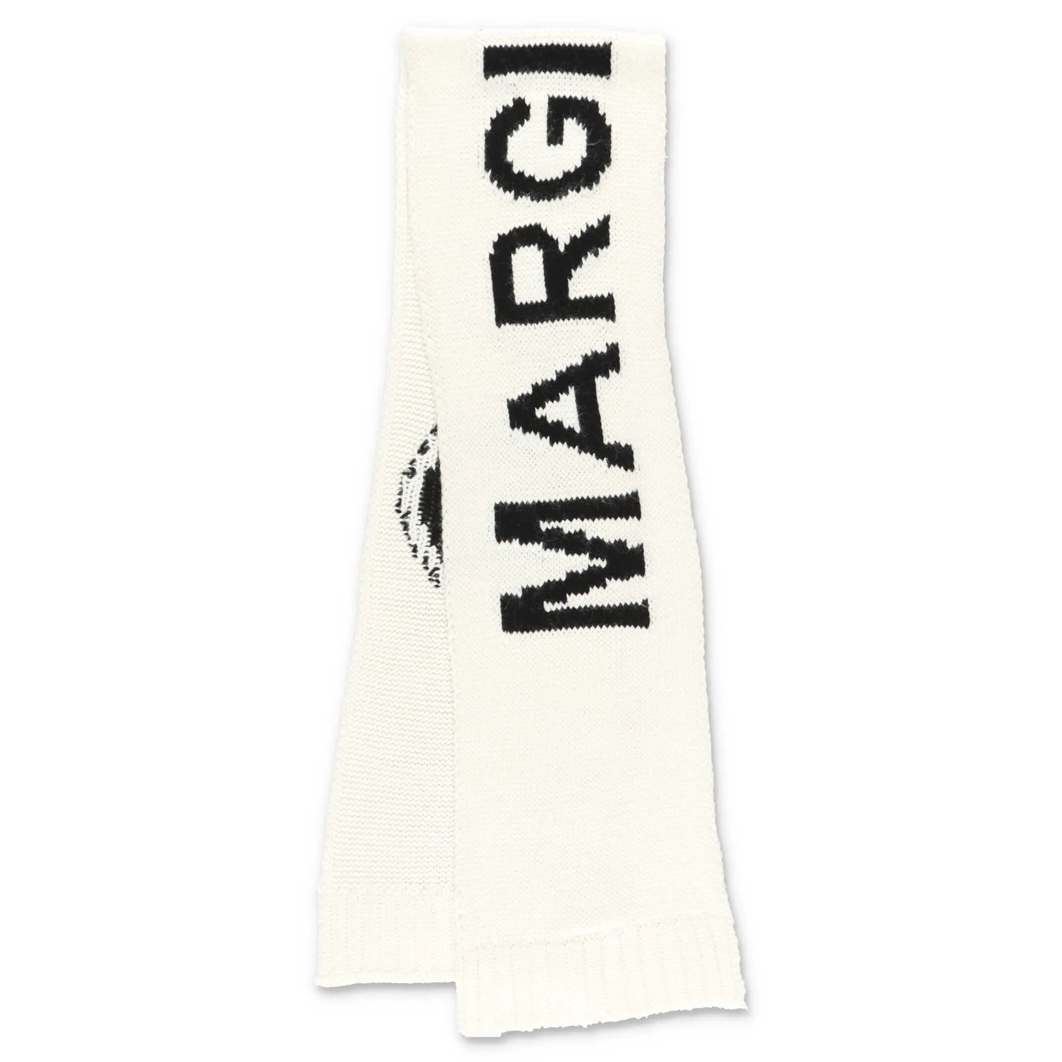 MM6 Maison Margiela Kids Logo Intarsia Knit Scarf