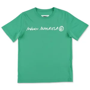 MM6 Maison Margiela Kids Logo Print T-Shirt