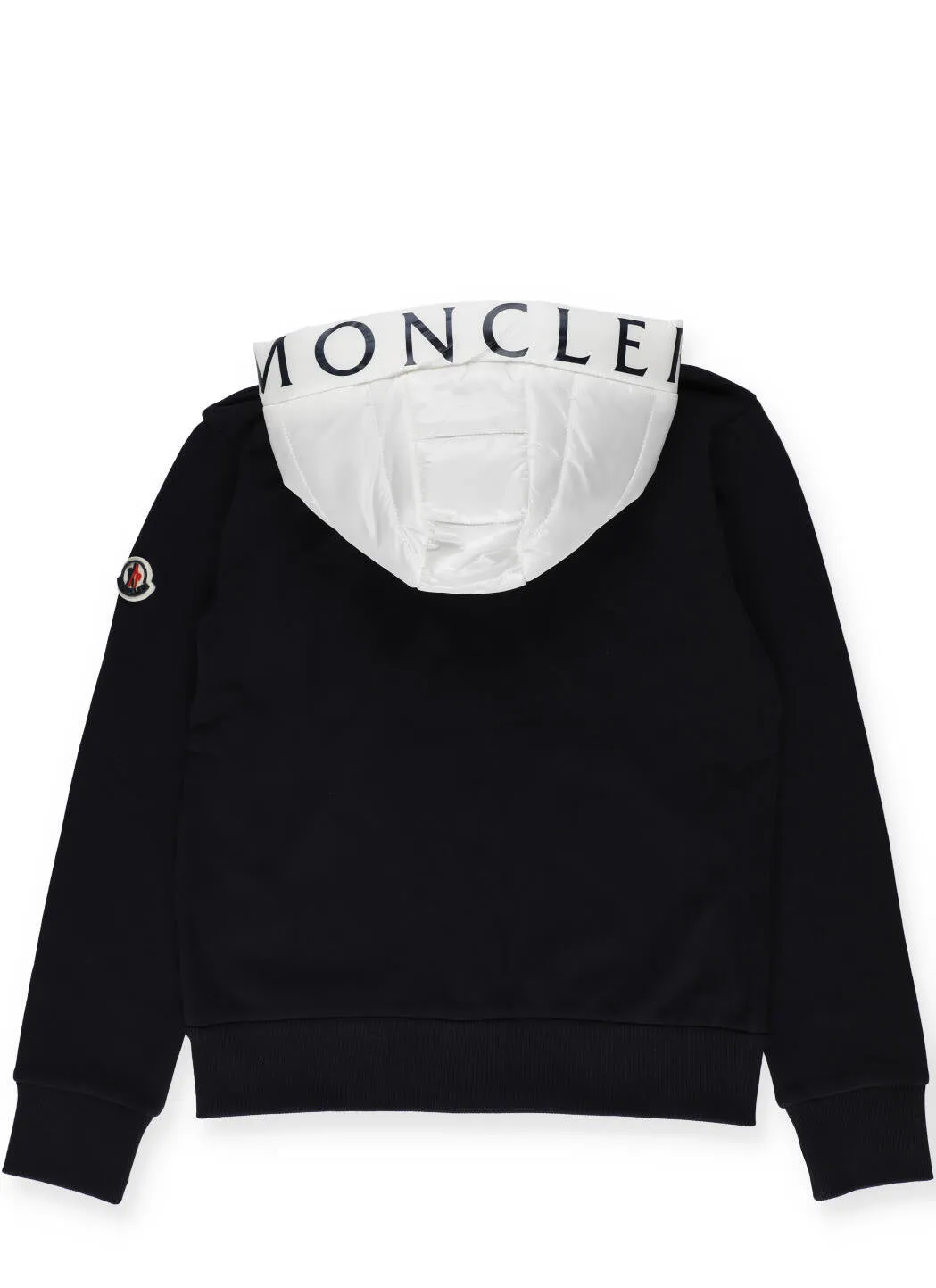 Moncler Enfant Contrast Hood Zipped Jacket