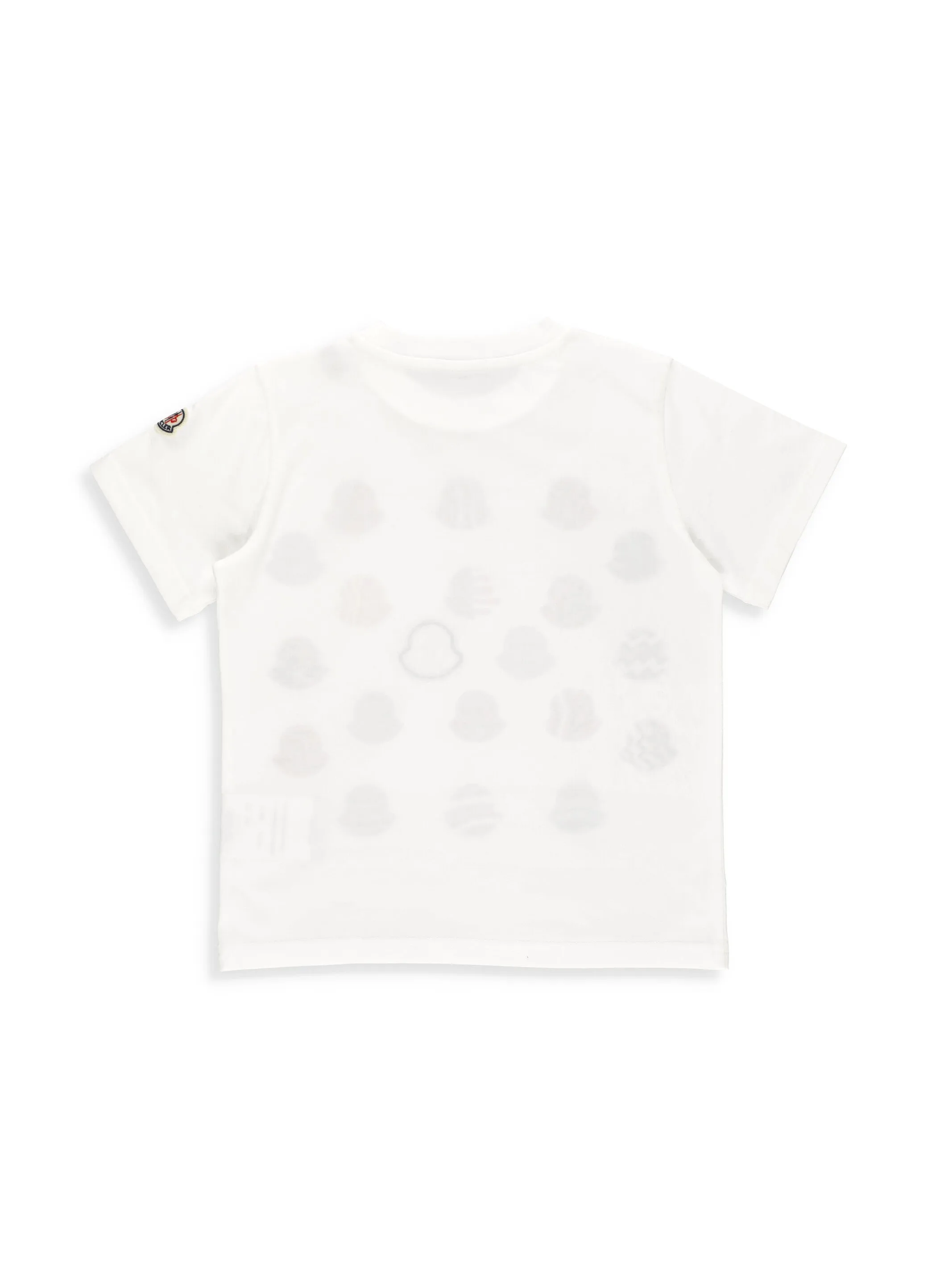 Moncler Enfant Logo Embroidered T-Shirt