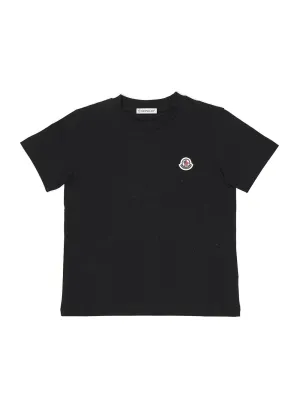 Moncler Enfant Logo Embroidered T-Shirt