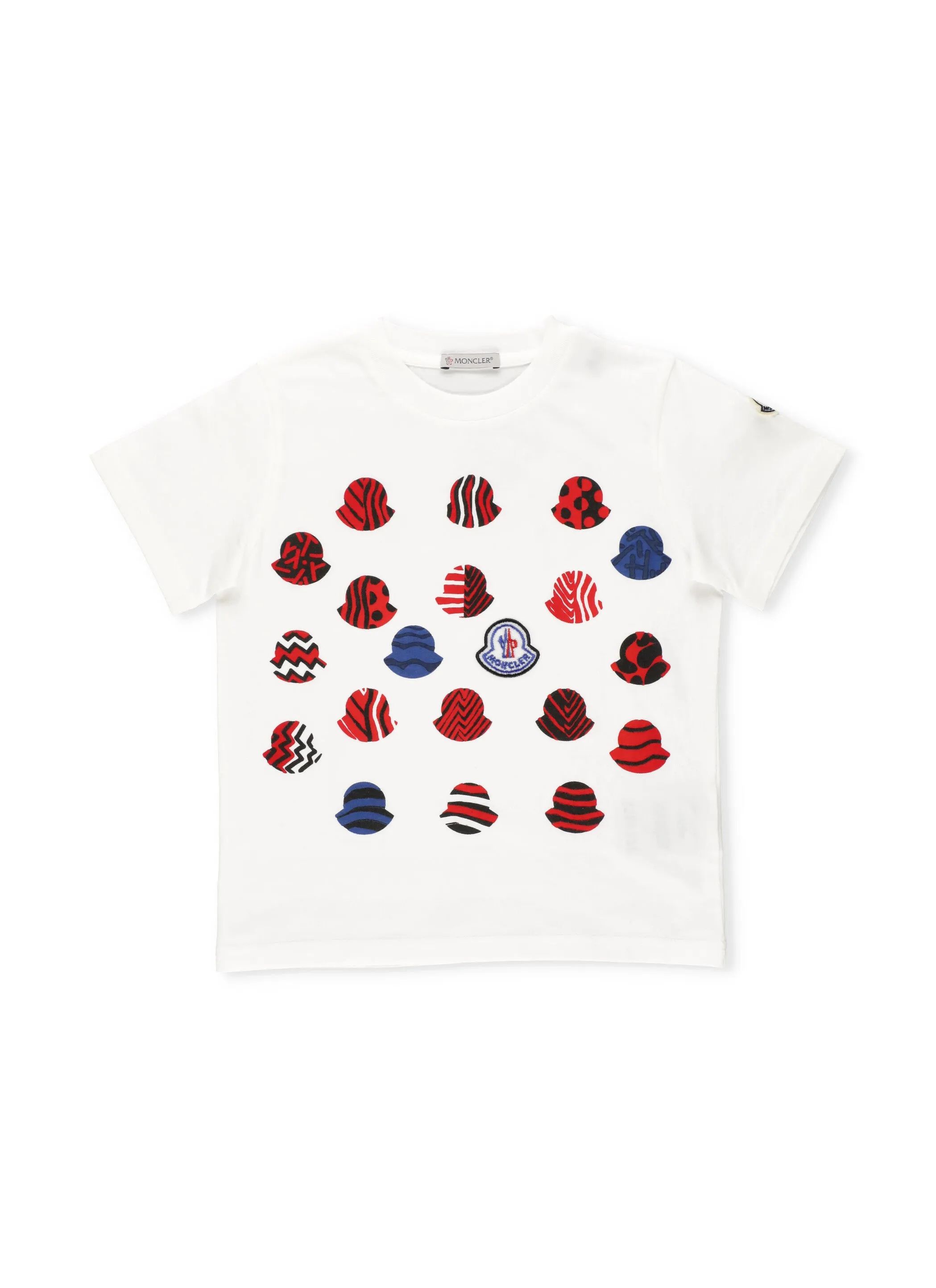 Moncler Enfant Logo Embroidered T-Shirt