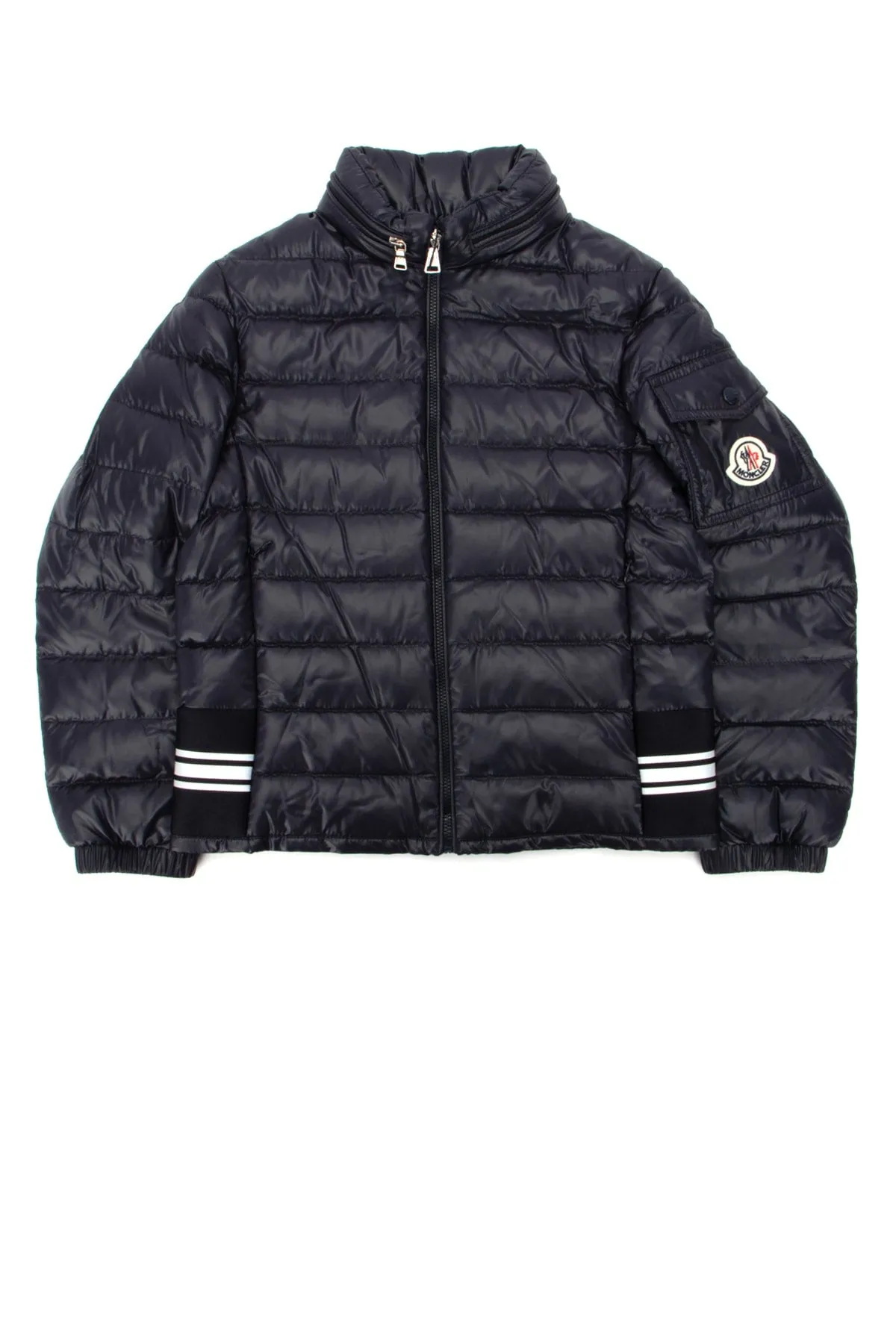 Moncler Enfant Logo Patch Down Jacket