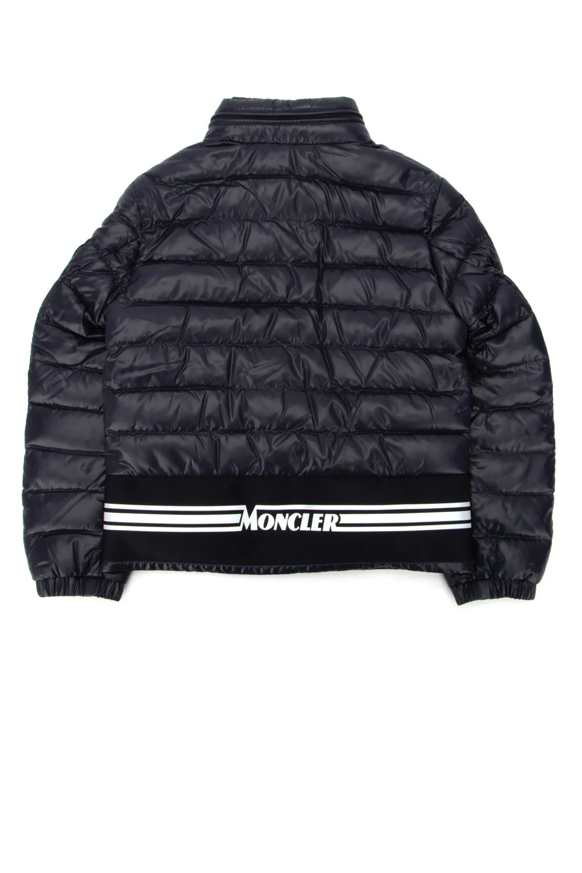 Moncler Enfant Logo Patch Down Jacket