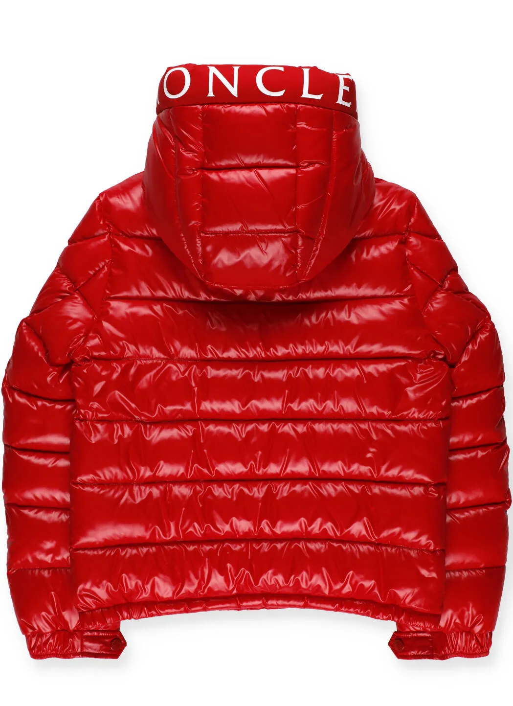 Moncler Enfant Logo Patch Hooded Down Jacket