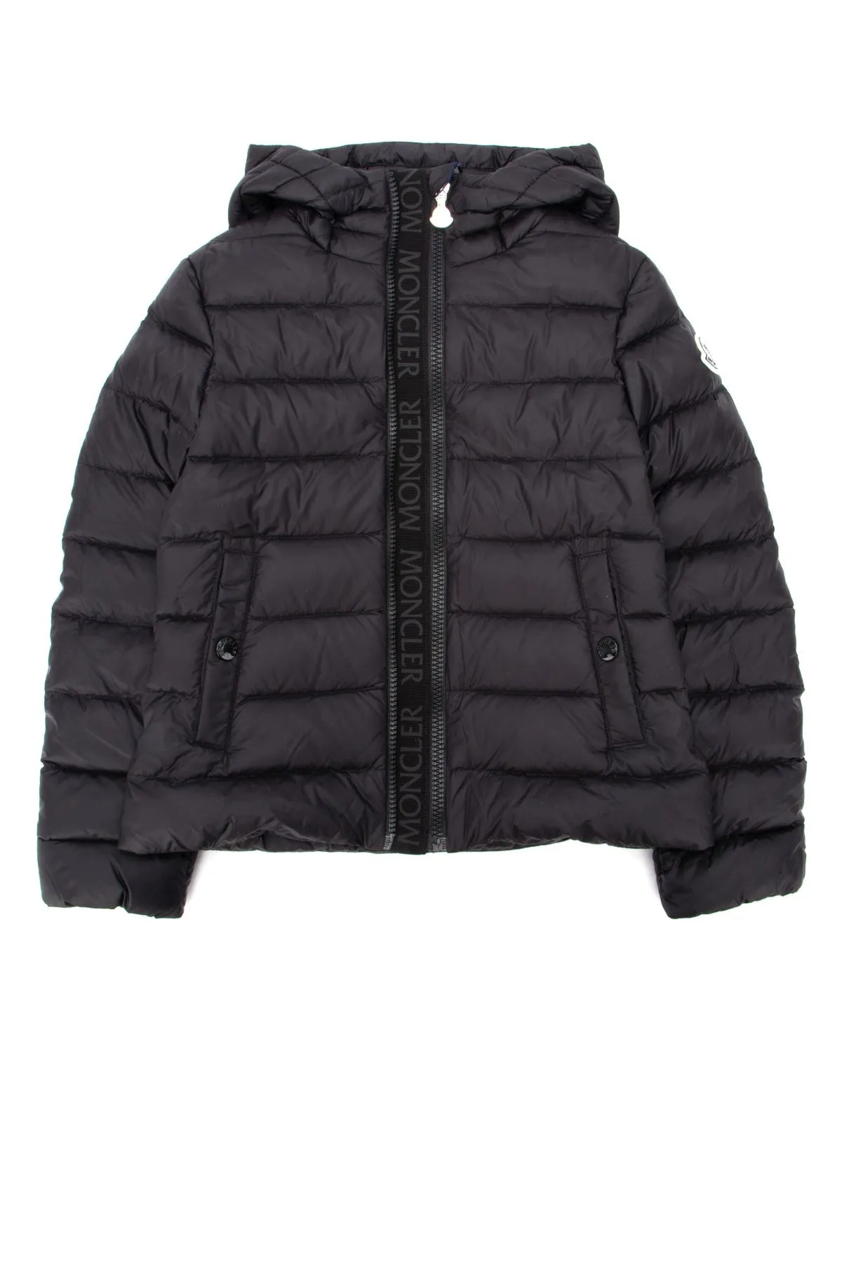 Moncler Enfant Logo Patch Hooded Jacket