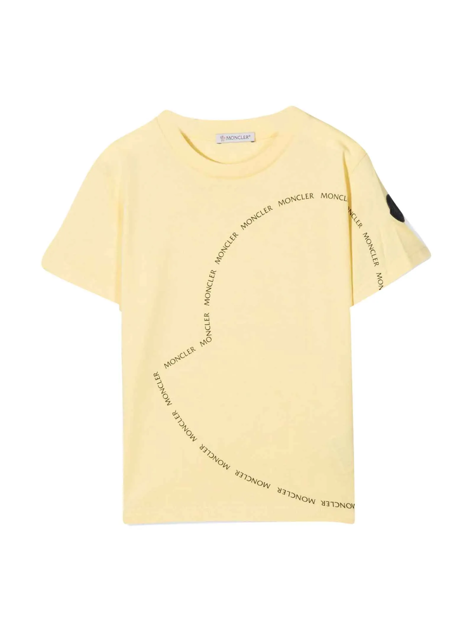 Moncler Enfant Logo Printed Crewneck T-Shirt