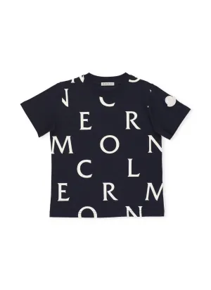 Moncler Enfant Logo Printed T-Shirt