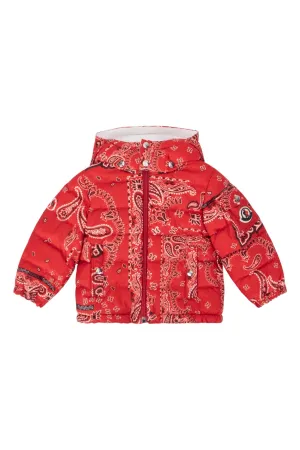 Moncler Enfant Meral Paisley Printed Puffer Jacket