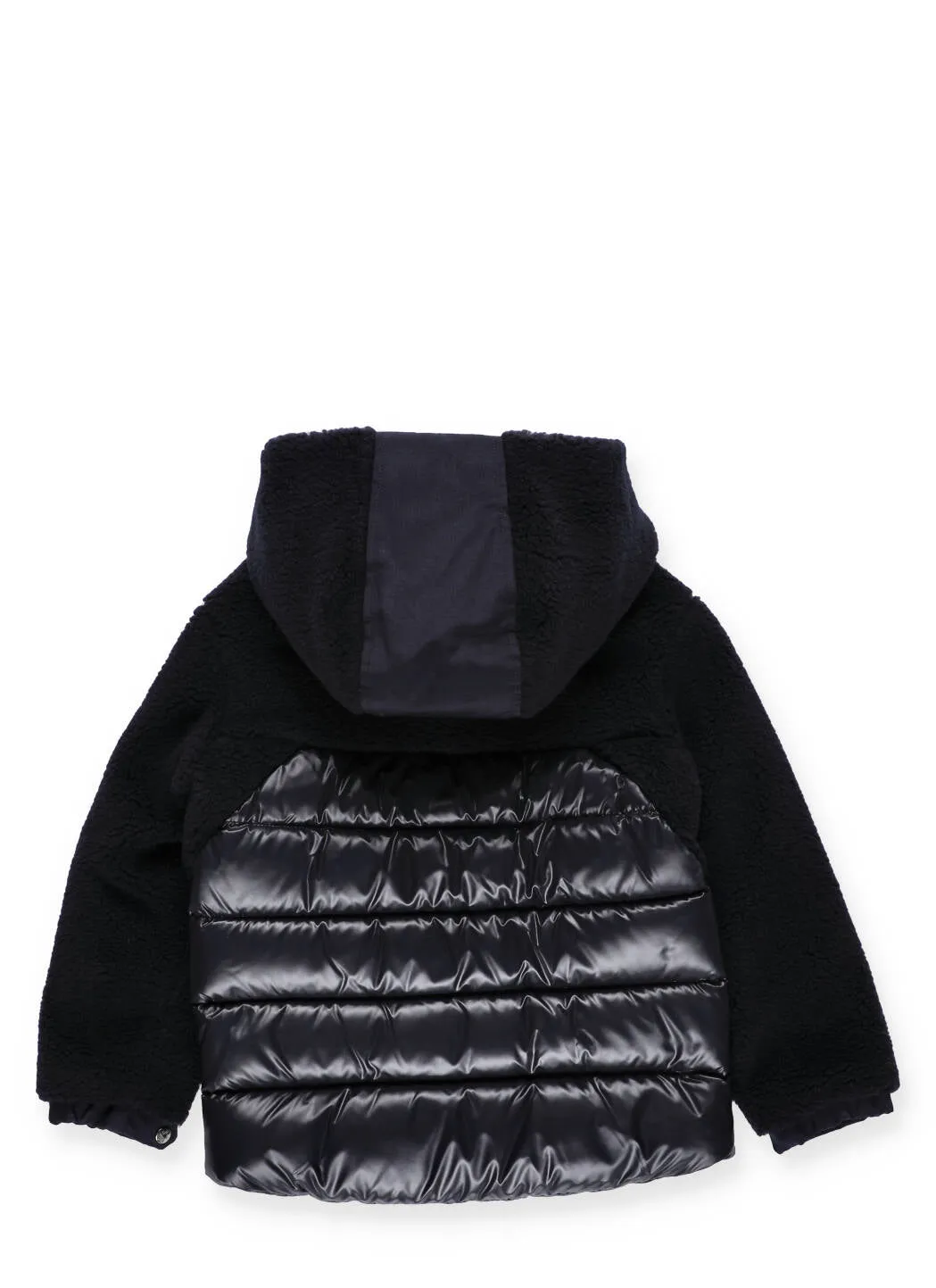 Moncler Enfant Quilted Panel Hooded Jacket