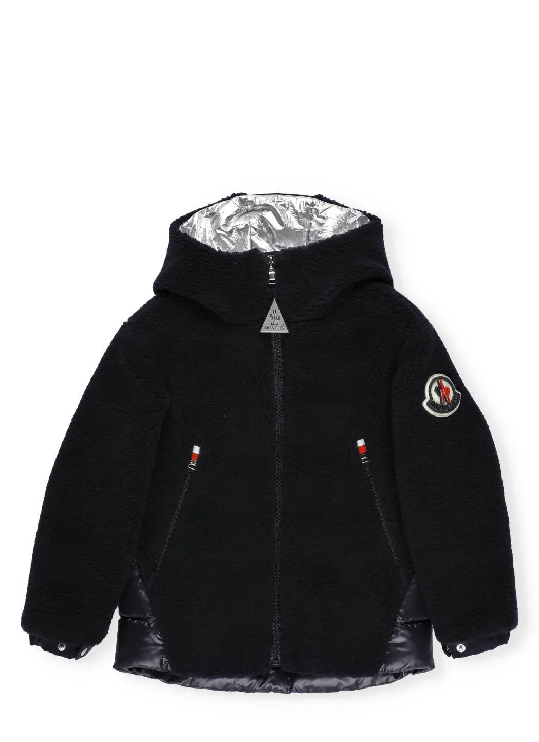 Moncler Enfant Quilted Panel Hooded Jacket