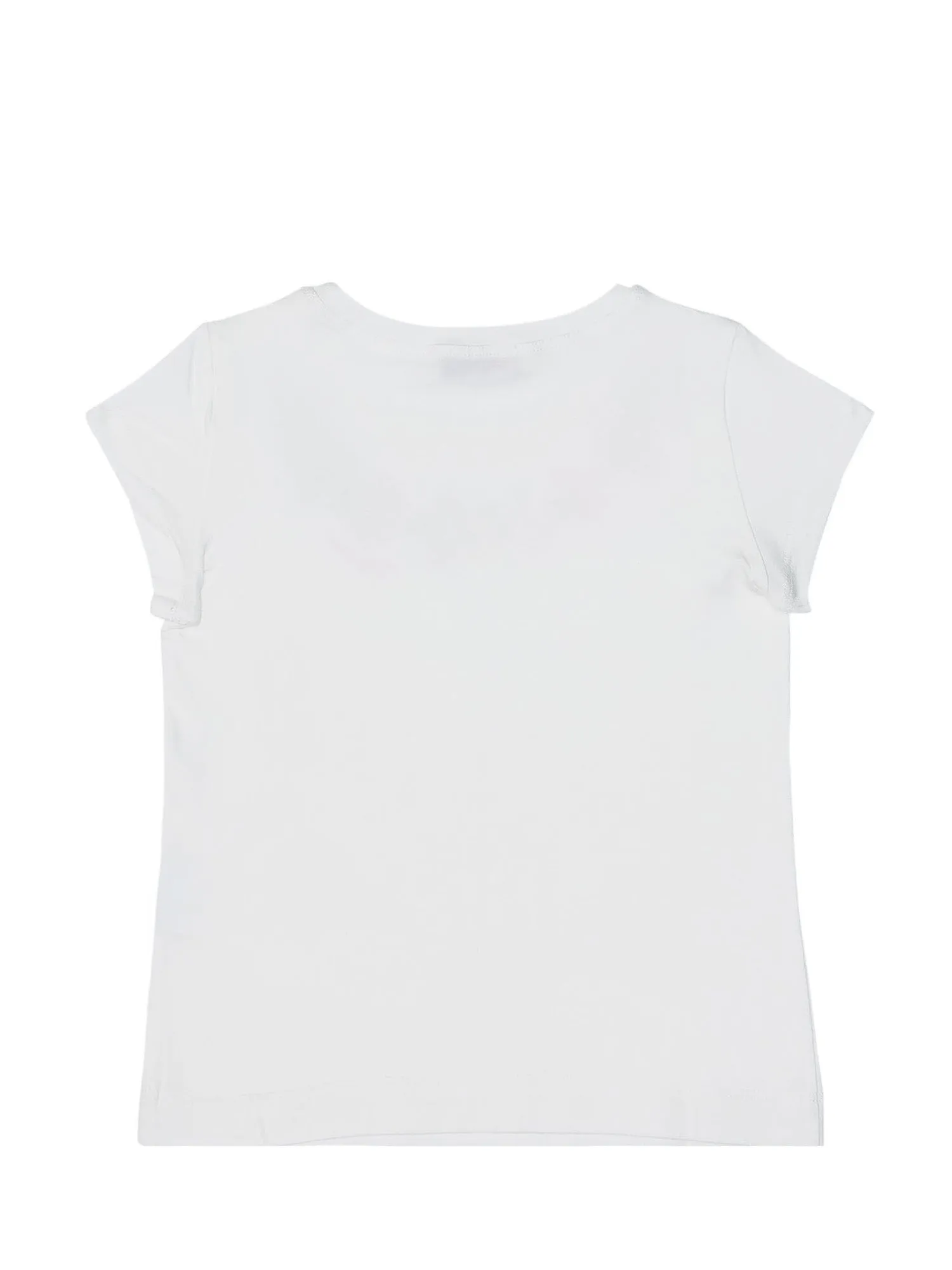 Monnalisa Floral Embellished Crewneck T-Shirt