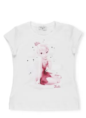 Monnalisa Tinker Bell Print T-Shirt