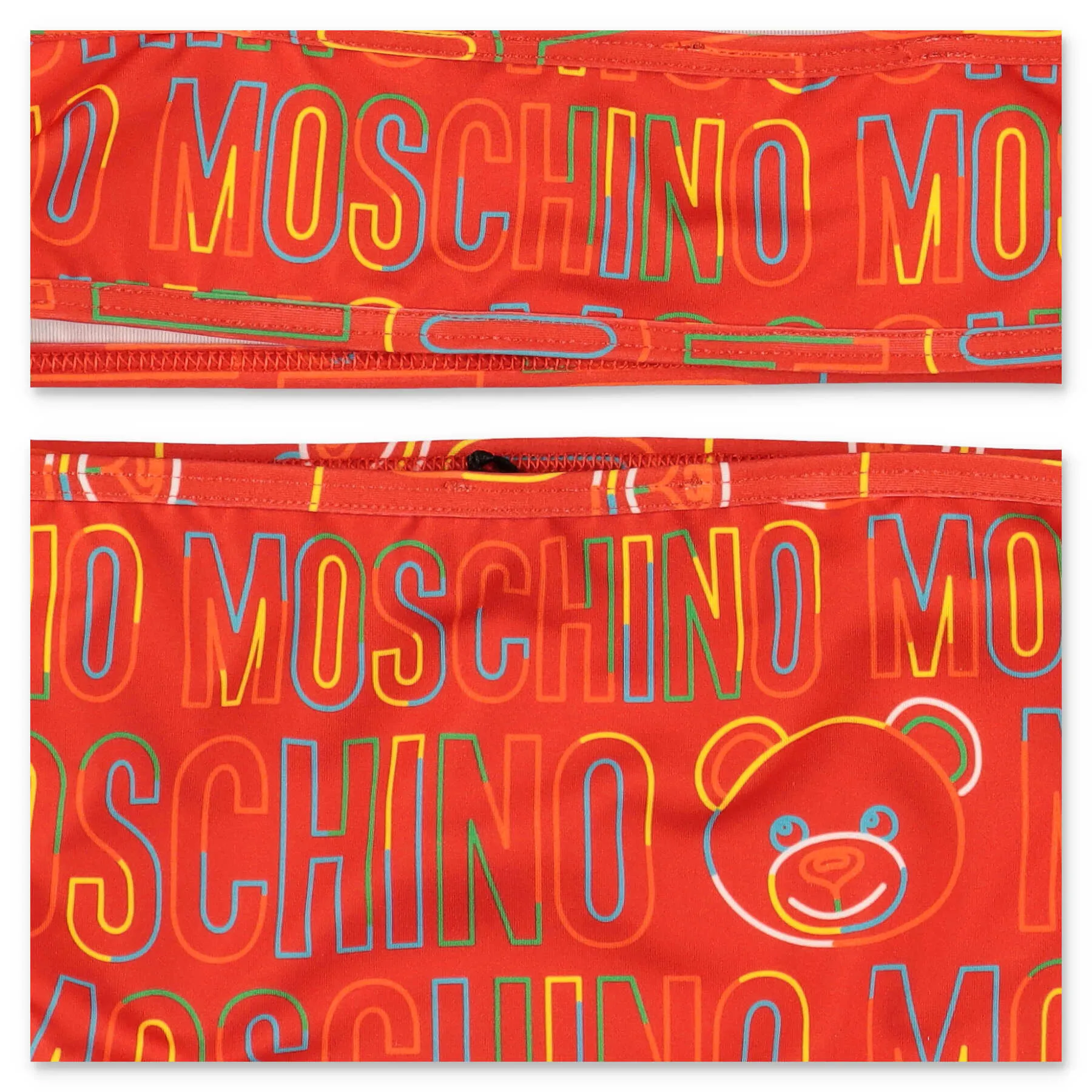 Moschino Kids Allover Logo Printed Bikini