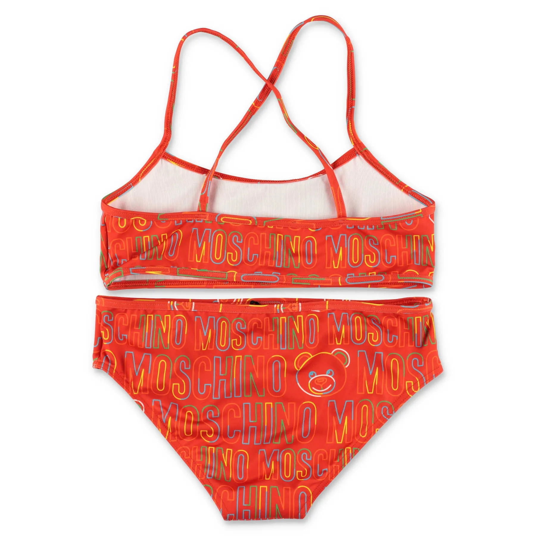 Moschino Kids Allover Logo Printed Bikini