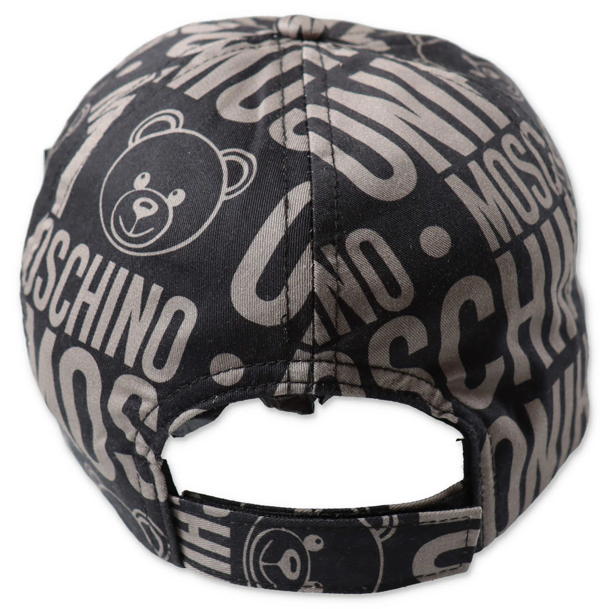 Moschino Kids Allover Teddy Logo Baseball Cap