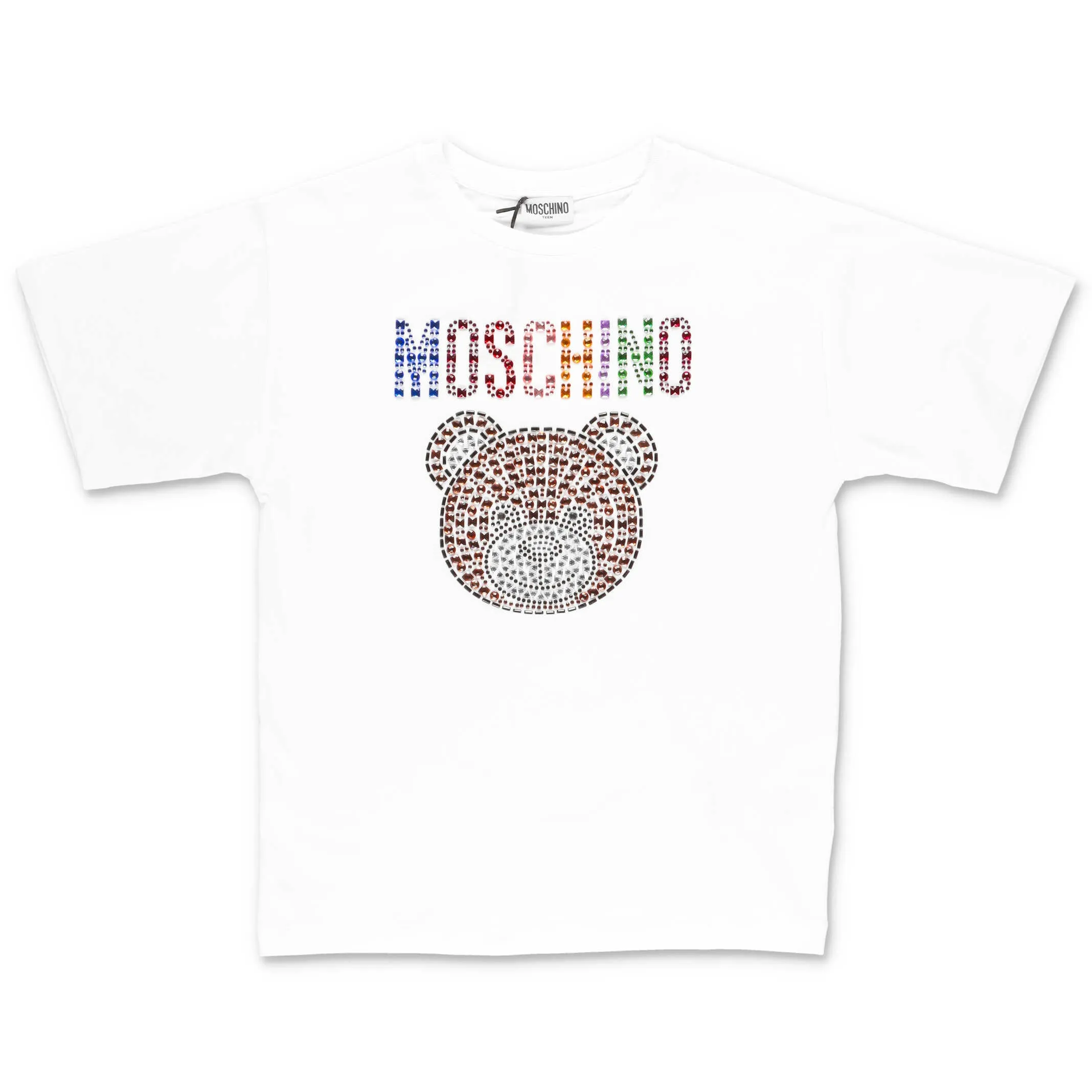 Moschino Kids Embellished Teddy Bear T-Shirt