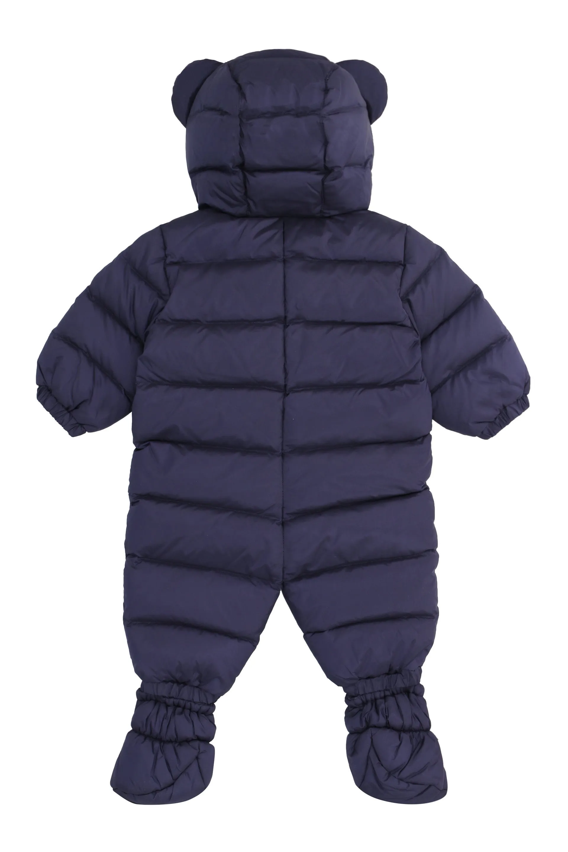Moschino Kids Logo Detailed Padded Babygrow