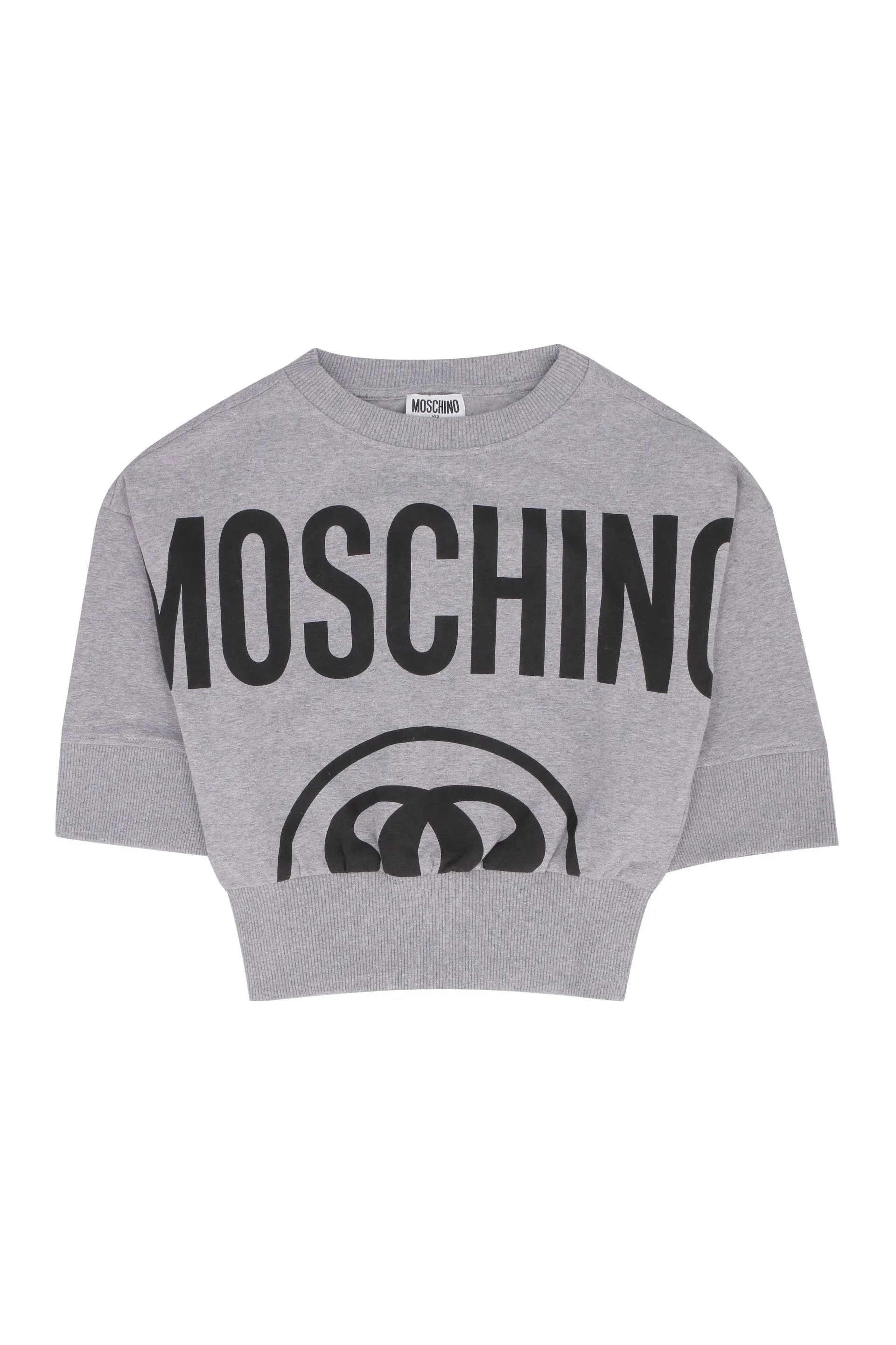 Moschino Kids Logo Print Crewneck Sweatshirt