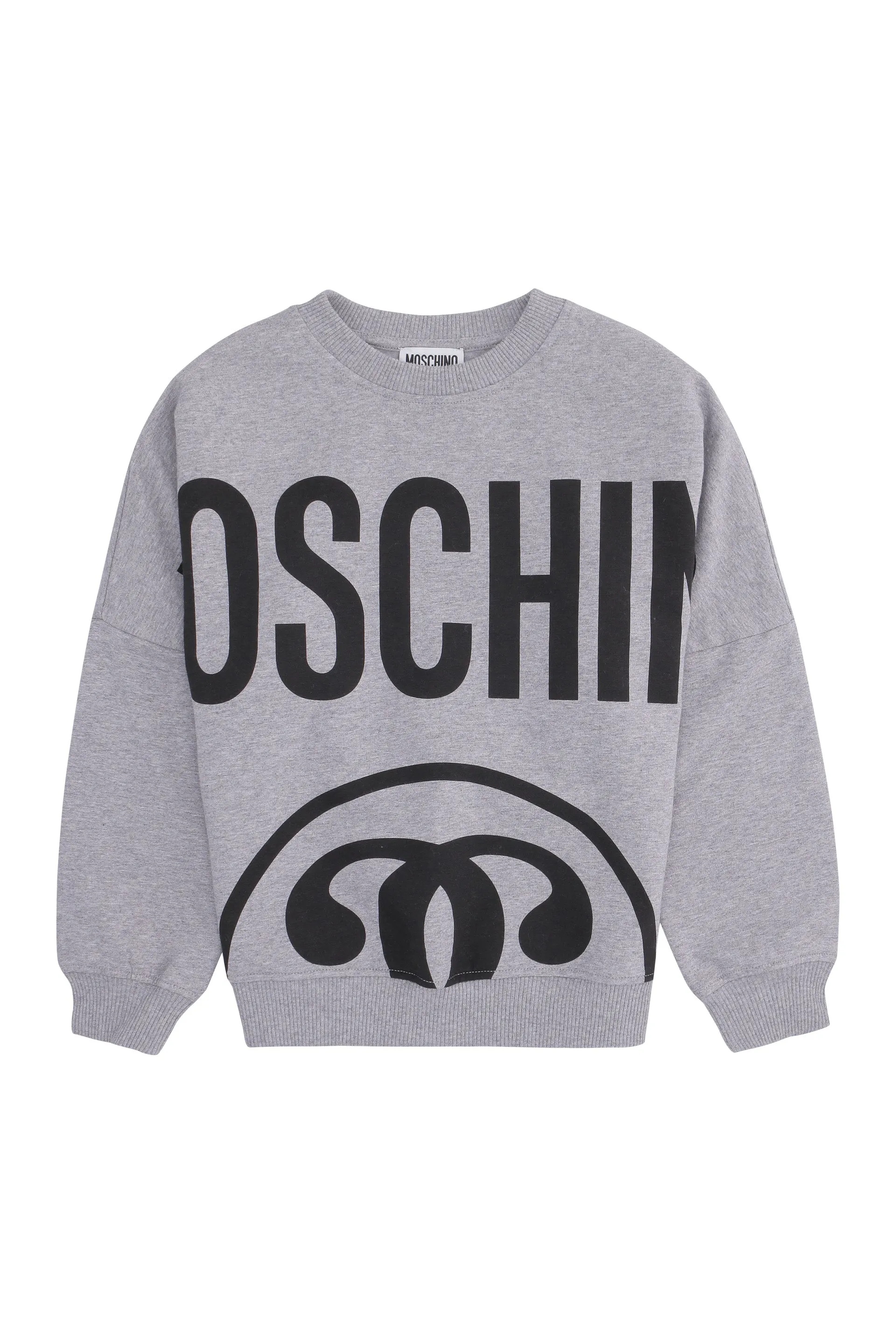 Moschino Kids Logo Print Crewneck Sweatshirt