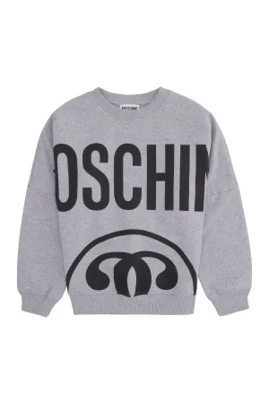Moschino Kids Logo Print Crewneck Sweatshirt