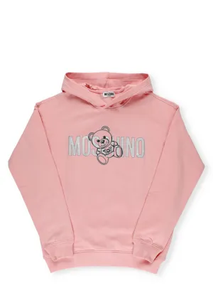 Moschino Kids Logo Print Hoodie