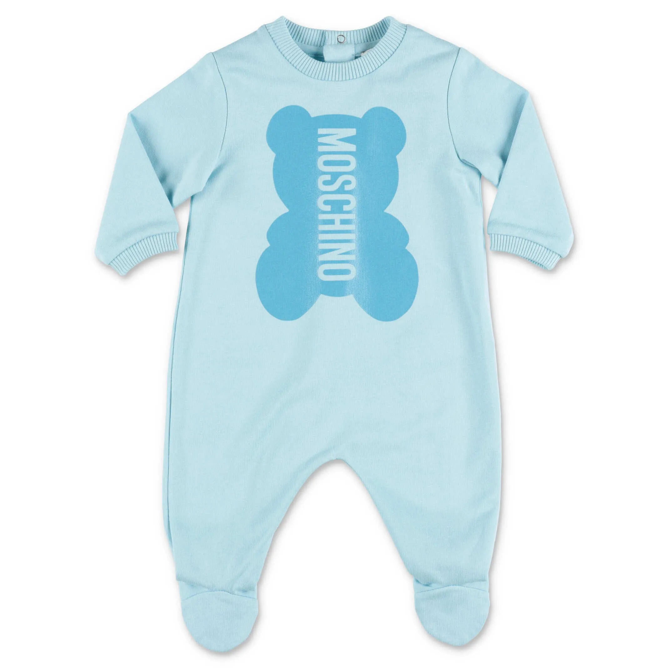 Moschino Kids Logo Printed Babygrow