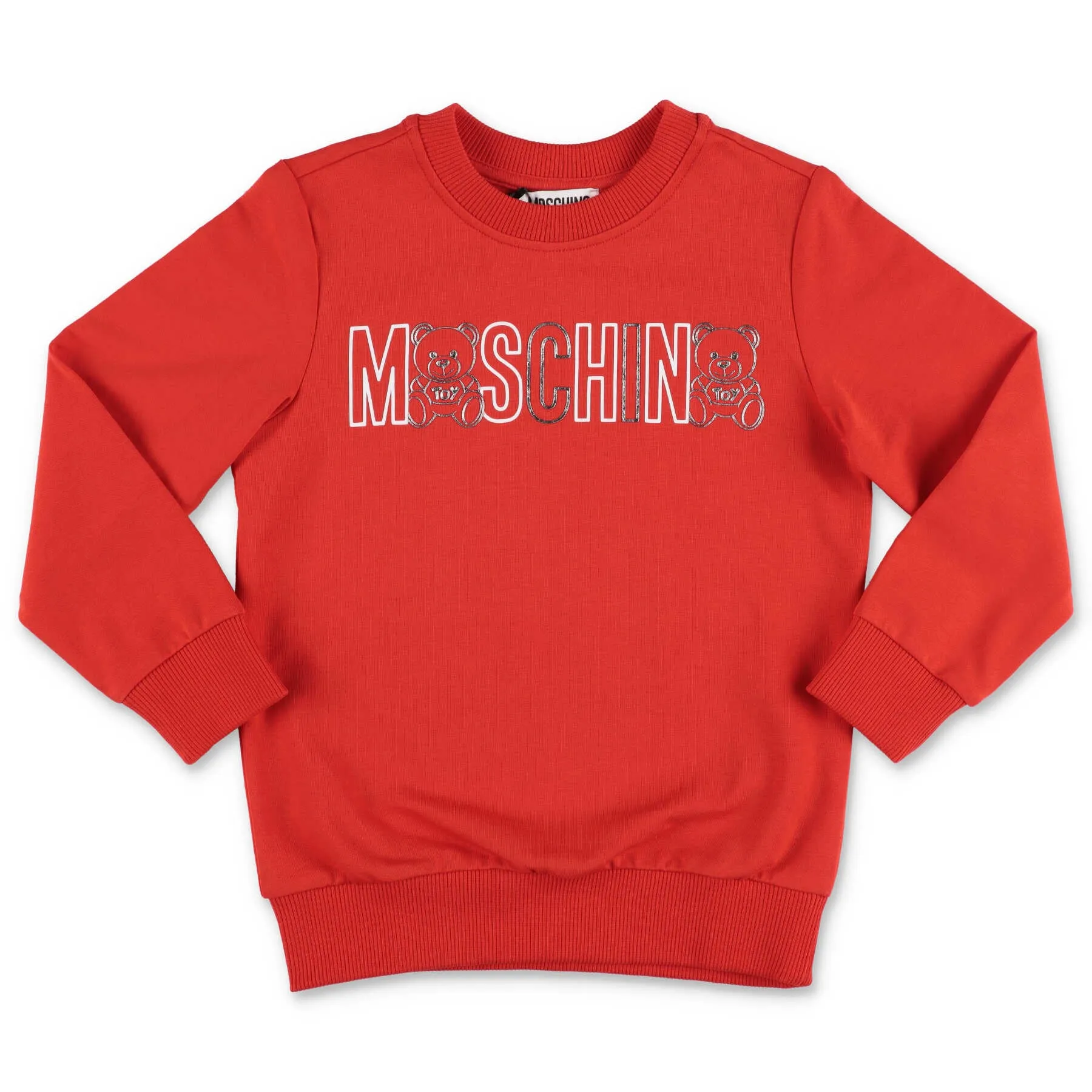 Moschino Kids Logo Printed Crewneck Sweatshirt