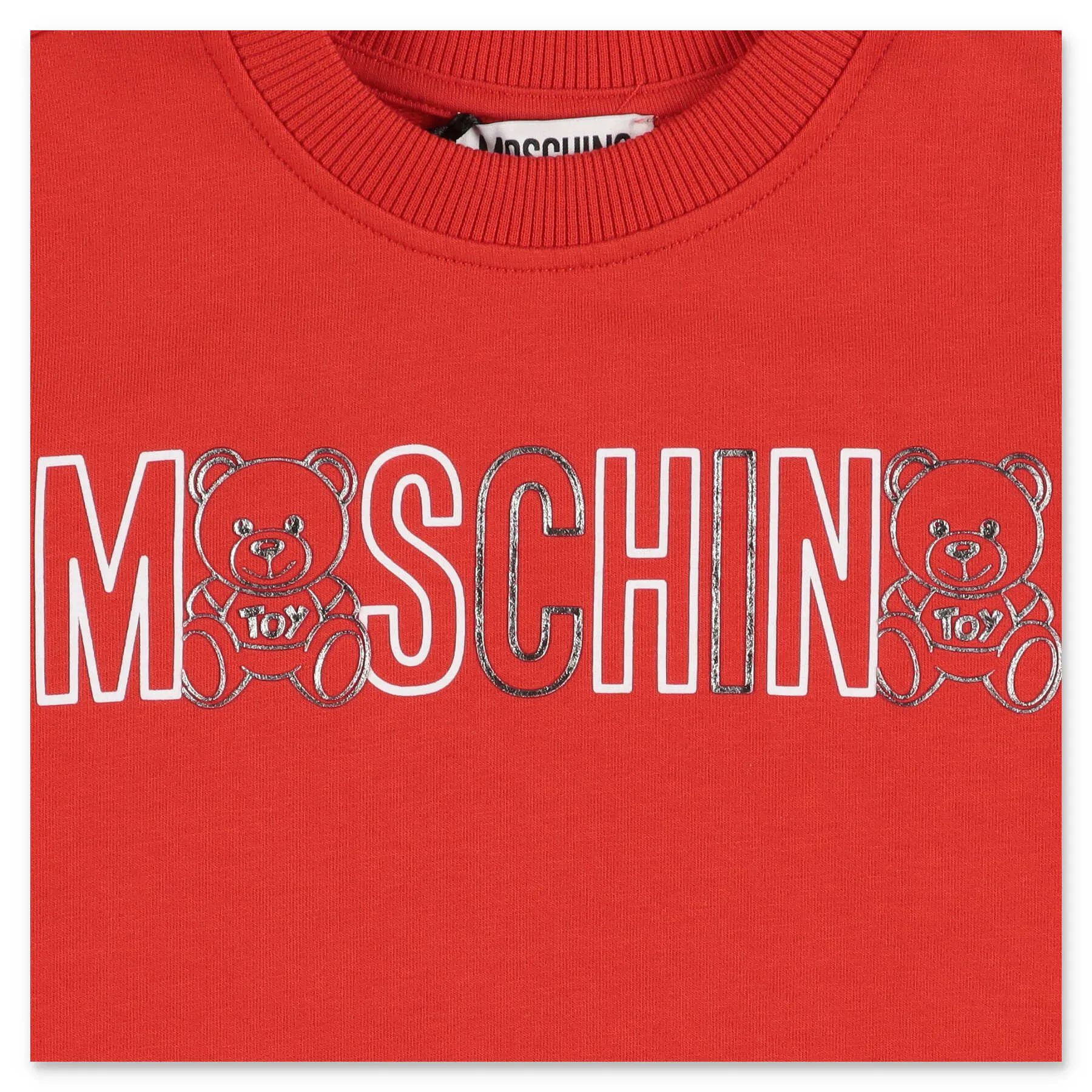 Moschino Kids Logo Printed Crewneck Sweatshirt