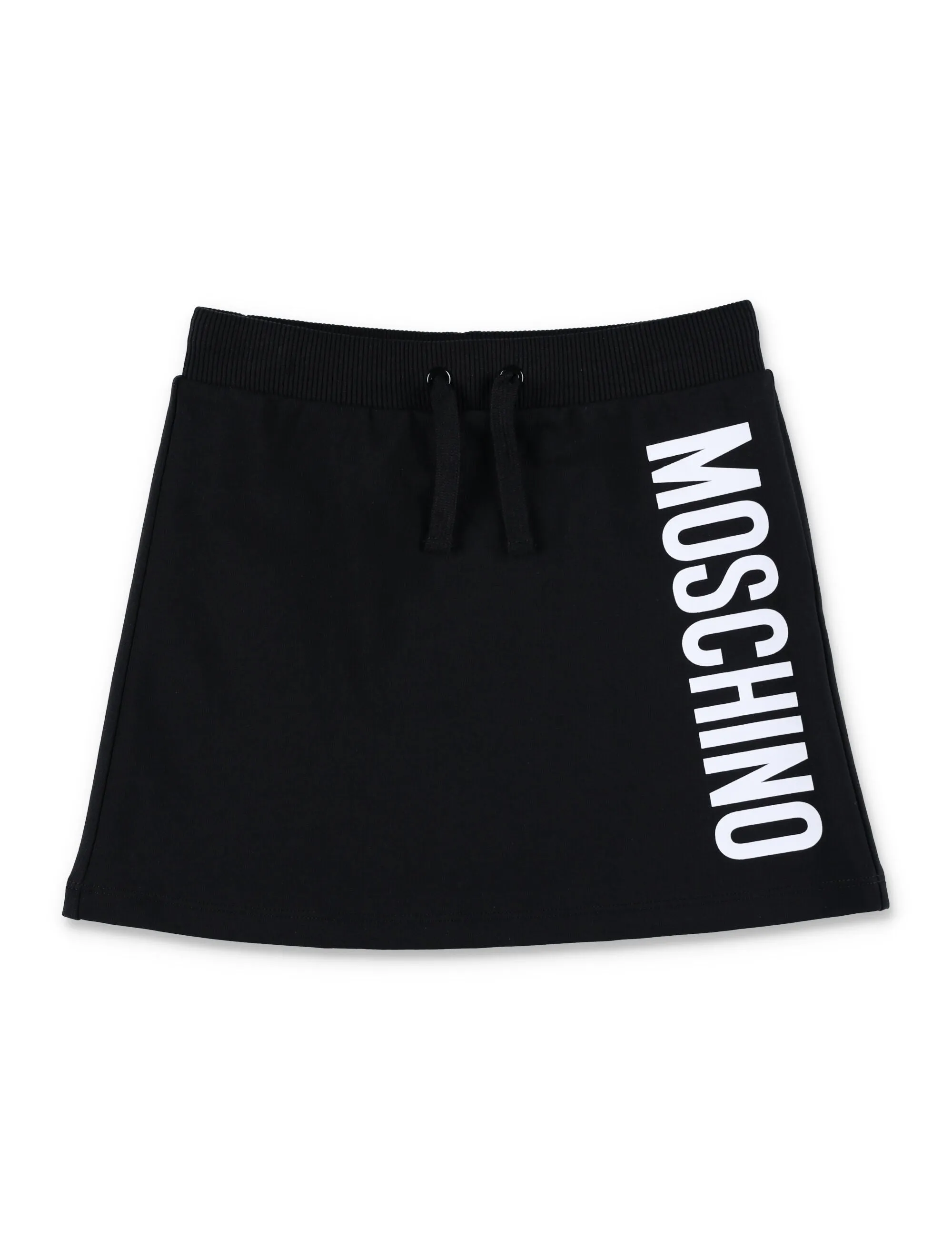 Moschino Kids Logo Printed Drawstring Skirt