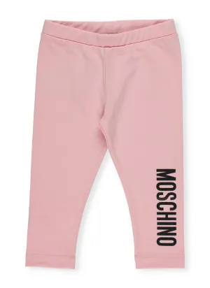 Moschino Kids Logo Printed Leggings
