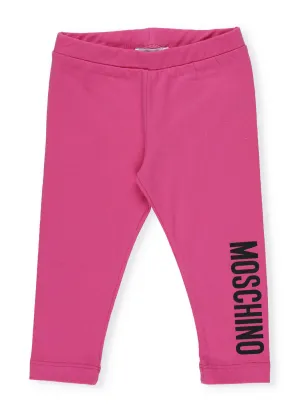 Moschino Kids Logo Printed Leggings
