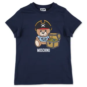 Moschino Kids Pirate Teddy Bear Printed T-Shirt