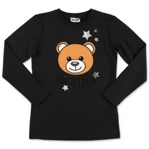 Moschino Kids Teddy Bear Crewneck T-Shirt