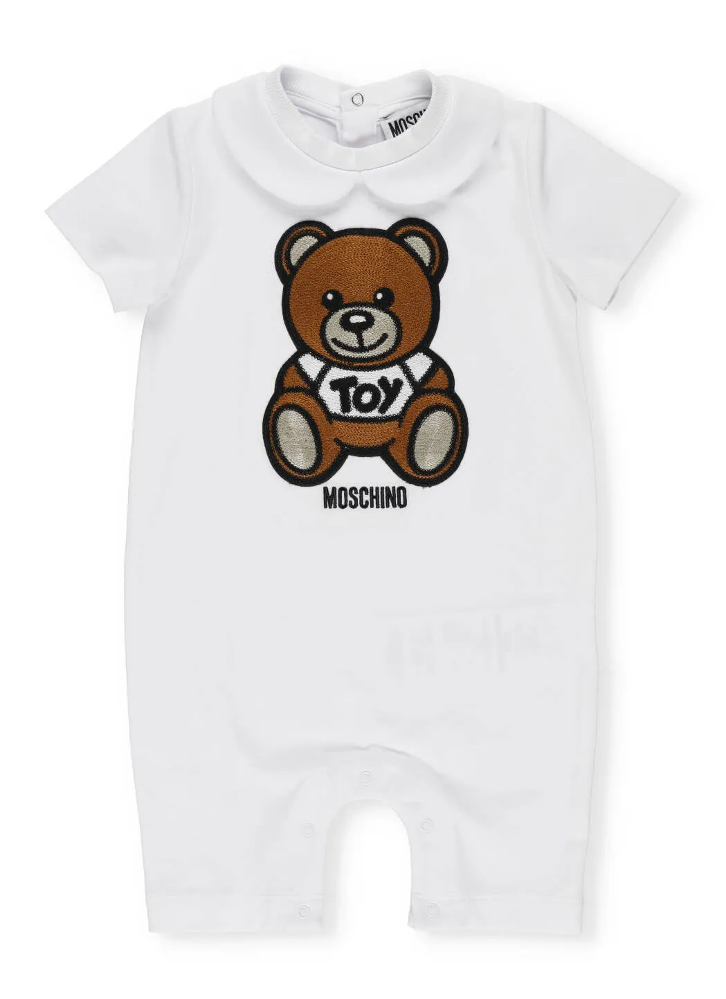 Moschino Kids Teddy Bear Embroidered Romper