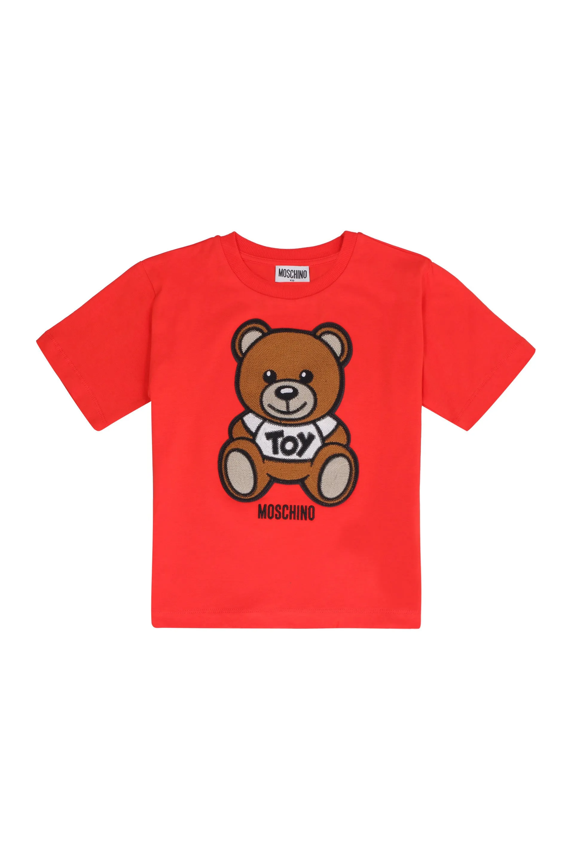 Moschino Kids Teddy Bear Embroidered T-Shirt