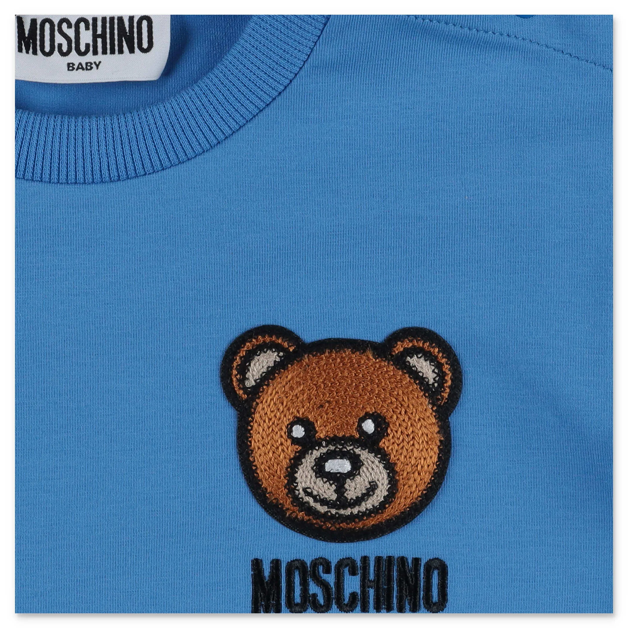 Moschino Kids Teddy Bear Embroidered T-Shirt