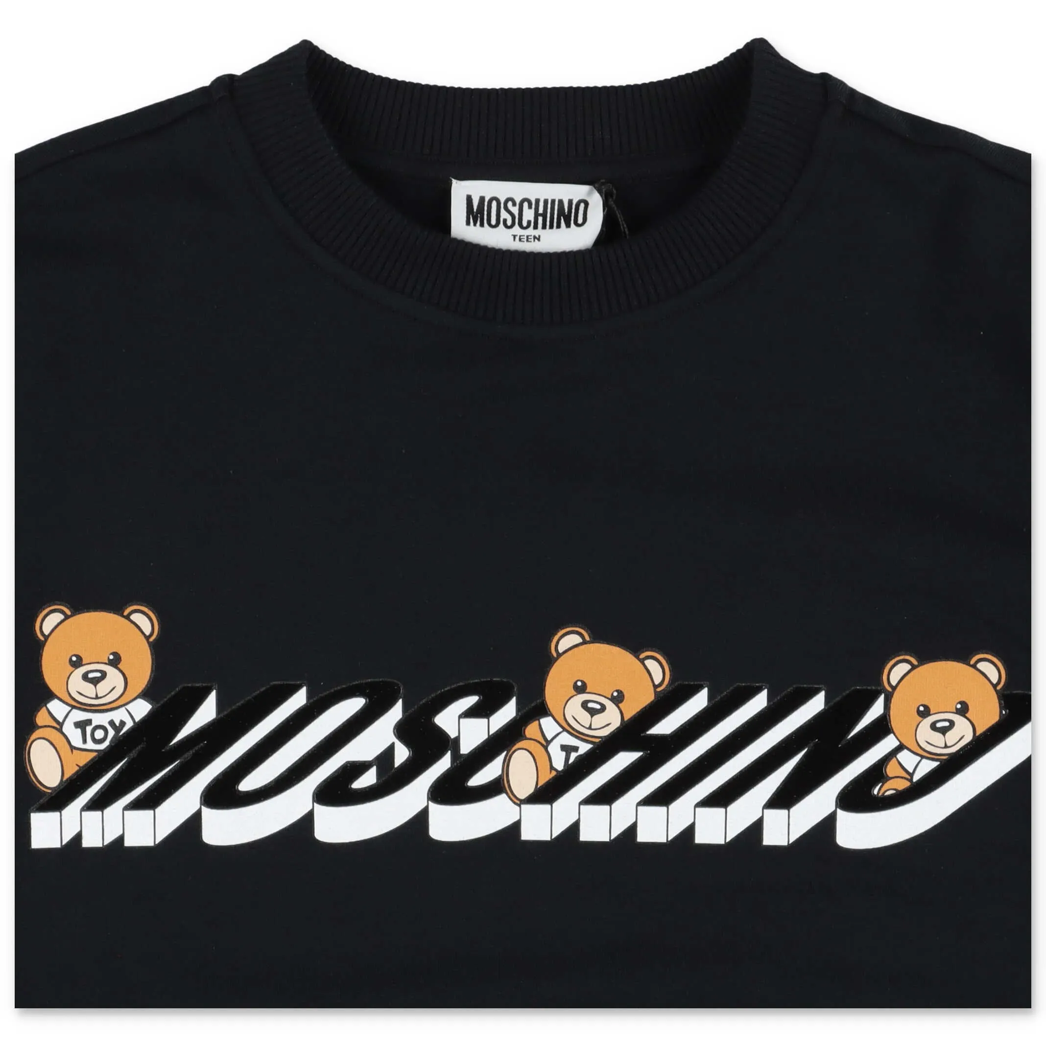 Moschino Kids Teddy Bear Logo Print Sweatshirt